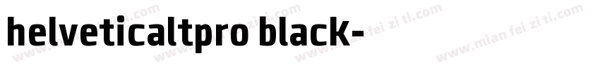 helveticaltpro black字体转换